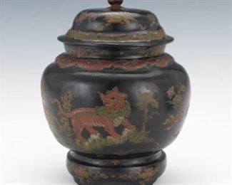 Japanese Lacquer Jar