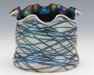 Kralik Threaded Glass Vase