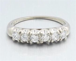 Ladies Art Deco Gold and Diamond Ring 