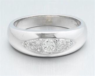 Ladies JKC Gold and Diamond Band 