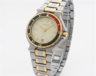 Mens Gucci Tuotone Quartz Watch