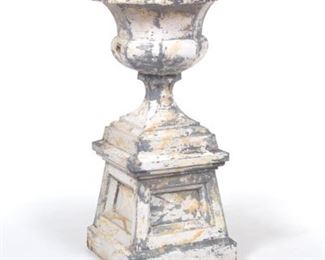 Metal Garden Urn