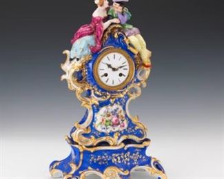 Porcelain Mantel Clock