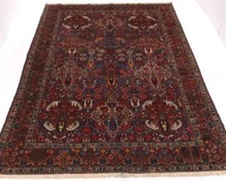 Rare Very Fine Antique Hand Knotted Bakhtiari Large Carpet, ca. 1920s