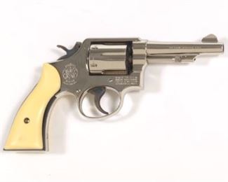 S  W Model 105 Nickel Finished .38 Special
