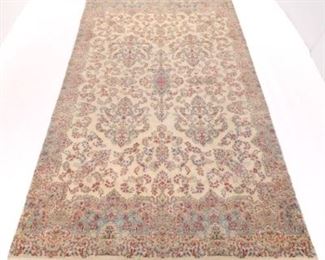 SemiAntique Hand Knotted Lavar Kerman Carpet