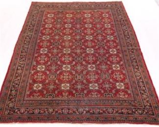 SemiAntique Hand Knotted Mahal Carpet 