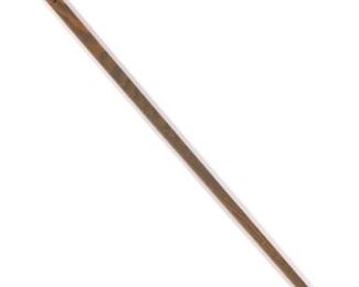 Signed Roycroft Oak Walking Stick