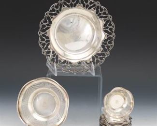 Sterling Silver Nut and Candy Dishes