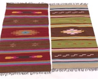 Two Fine Hand Knotted Kilim Carpts 