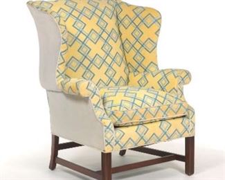 Upholstered Wingback Arm Chair