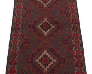 Very Fine Hand Knotted Balouch Carpet 