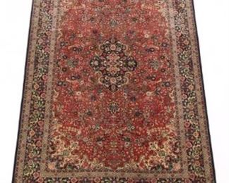 Very Fine Hand Knotted Kashan Carpet 