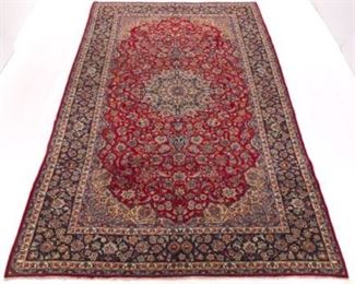 Very Fine SemiAntique Hand Knotted Isfahan Carpet, ca. 1970s 