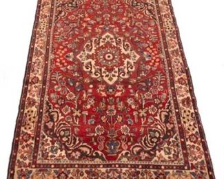 Very Fine SemiAntique Hand Knotted Nahavand Carpet, ca. 1970s 