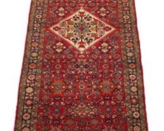 Very Fine SemiAntique Hand Knotted Zanjan Runner, ca. 1970s 
