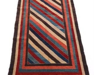 Very Fine Vintage Hand Knotted Gabbeh Carpet, ca. 1980s 