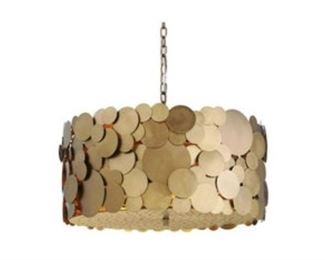 DwellStudio Ulysses Pendant Original Retail: $1200
DIMENSIONS
22.75 x 32 x 22.75 in