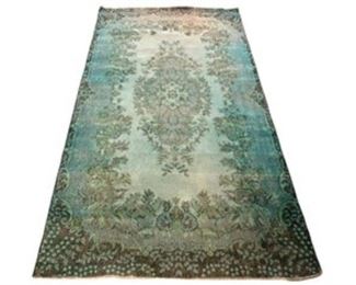 Lillian August Overdyed Blue Area Rug, 5 x 9.5