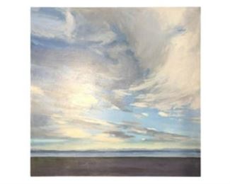 "Wind and Sky" by Jeremy Thornton
DESCRIPTION
Signed on back, see photos.
DIMENSIONS
34 x 34 x 1.5 in