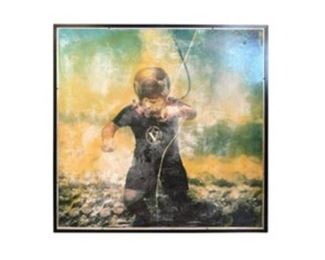 Scuba Diver, Artist Unknown DIMENSIONS
50.5 x 50.5 x 1.5 in