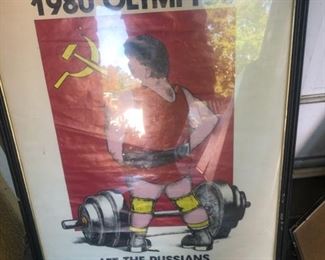 1980 Olympics Poster