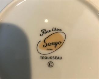 Sango 12 Piece China Set