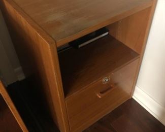 Wood File Cabinet