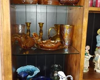 Carnival Glassware +Misc Accent pieces