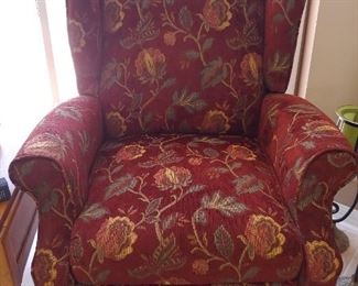Occasional Chair, Wingback 40" Tall x 33" Wide