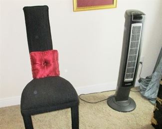 Strange chair and air purifier