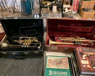 trumpets, coronets, and other brass instruments