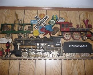 Railroad wall art