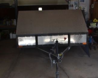 MOTORCYCLE TRAILER BY KB WELDING 2005   $1000