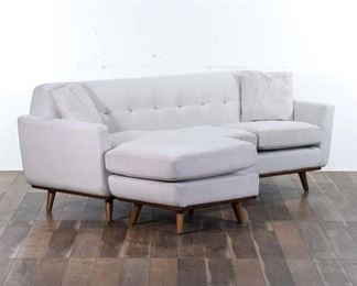 Contemporary Mid Century Modern Style Sectional Sofa