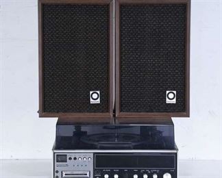 Panasonic Stereo Turntable 8-Track Stereo & Speakers