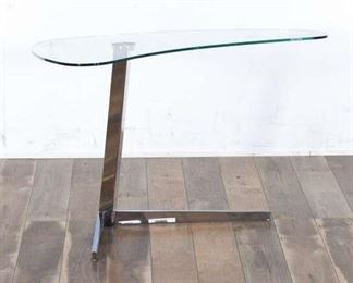 Sunpan Contemporary Glass Top Desk