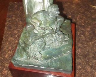 dog sculpture