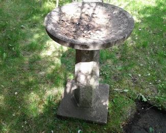 Beautiful Aged Bird Bath