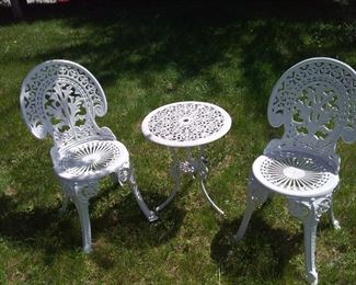 Wrought Iron Patio Table and Chairs