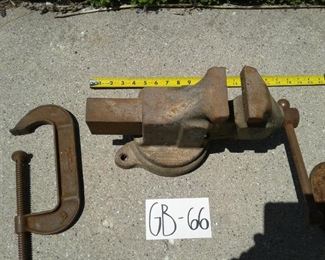 Table Vise and Two Clamps