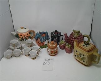 Decorative Tea Pots Tiny Tea Cup Set