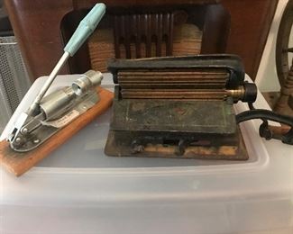 Vintage cigar press 