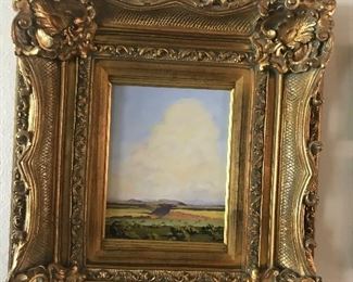 Victorian frame oil on canvas 