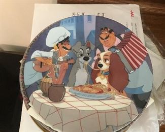 Lady and trump plate 