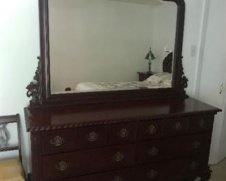 Wonderful antique Dresser and Mirror 
