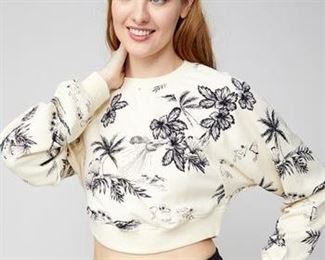 Free People Ivory Poppy Pullover Women