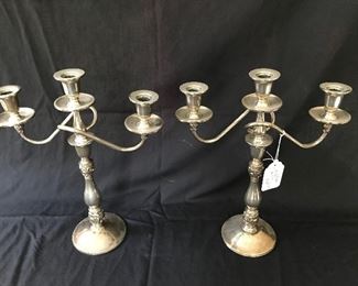International Sterling Candelabras