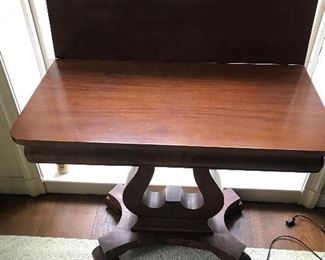 Foyer/Game Table w/Harp Base