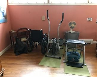 Exercise equipment.